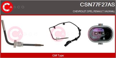 SENZOR TEMPERATURA GAZE EVACUARE