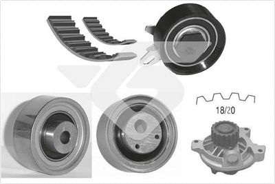 WASSERPUMPE + ZAHNRIEMENSATZ