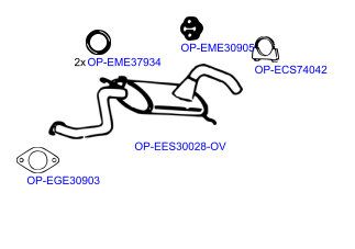 Изпускателна система OPTIMAL OP-EXSMD056