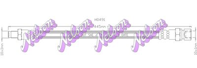 Тормозной шланг KAWE H0491 для VW KAEFER