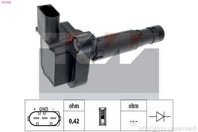 Cewka zapłonowa KW 470 420