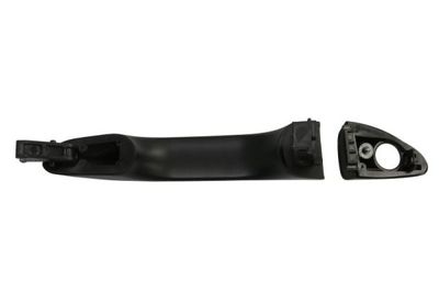 Door handle Voor Links (extern, voor het schilderen/zwart) past: HYUNDAI i10 II BA 08.13-06.16