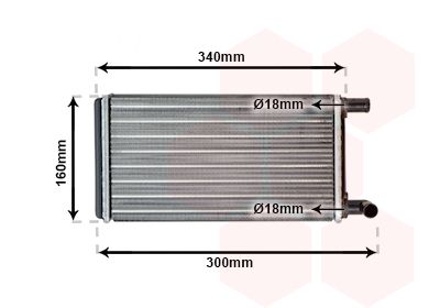 Kachelradiateur, interieurverwarming