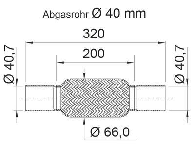 FLEXROHR ABGASANLAGE ERNST 460156 1