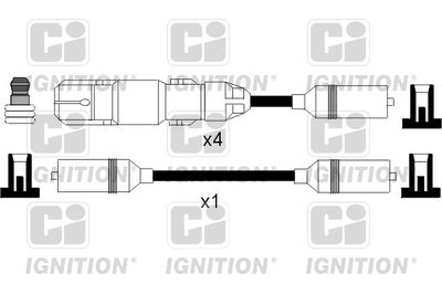 Комплект проводов зажигания QUINTON HAZELL XC1043 для SEAT ALHAMBRA