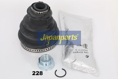 JAPANPARTS Gofruotoji membrana, kardaninis velenas
