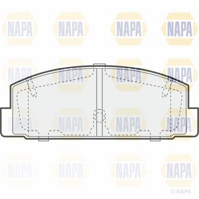 Brake Pad Set NAPA NBP1278