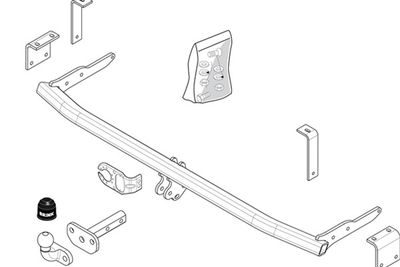 Zestaw zaczepu przyczepy BRINK 445900