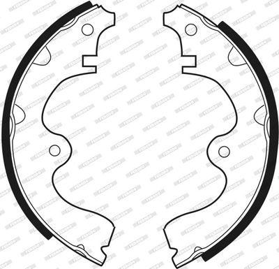 SET SABOTI FRANA FERODO FSB224 2