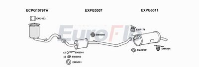 Układ wydechowy EUROFLO CNC4164001B
