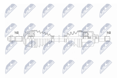 Wał napędowy NTY NPW-CT-158