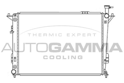 AUTOGAMMA 107330 Радиатор охлаждения двигателя  для HYUNDAI  (Хендай Гранд санта фе)