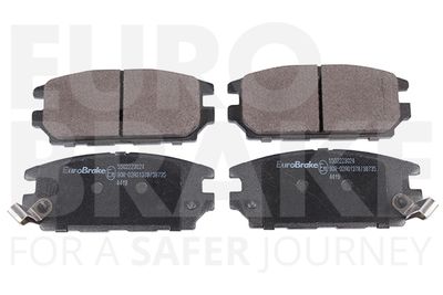 Комплект тормозных колодок, дисковый тормоз EUROBRAKE 5502223024 для MITSUBISHI PROUDIA/DIGNITY
