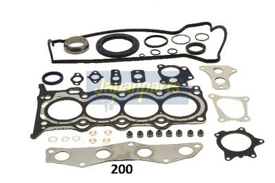 пълен комплект гарнитури, двигател JAPANPARTS KM-200