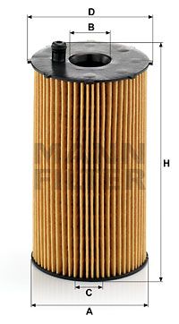 MANN-FILTER HU 934/1 x Масляний фільтр для JAGUAR (Ягуар)