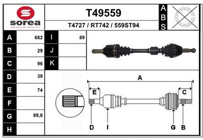 ANTRIEBSWELLE EAI T49559