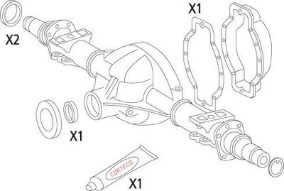 SET GARNITURI DIFERENTIAL CORTECO 19536223 1