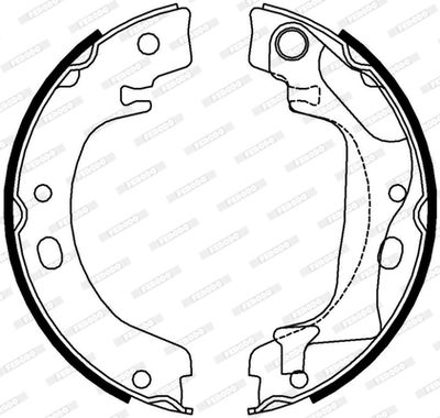 SET SABOTI FRANA FRANA DE MANA FERODO FSB4011 2