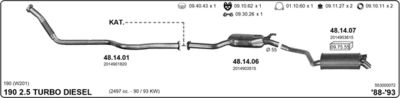Układ wydechowy IMASAF 553000072