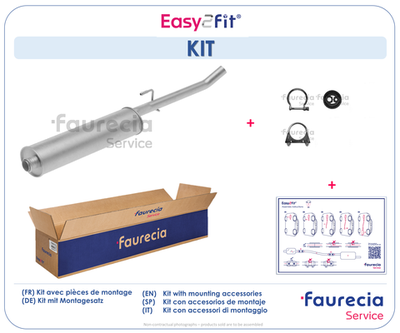 Faurecia FS15189 Глушитель выхлопных газов  для FIAT ULYSSE (Фиат Улссе)
