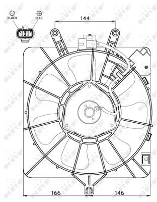 LüFTER MOTORKüHLUNG NRF 47512 2