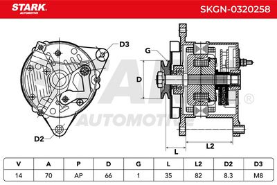 генератор STARK SKGN-0320258
