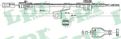 Cable Pull, clutch control C0118C