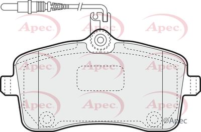 Brake Pad Set APEC PAD1417