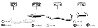 Изпускателна система ASMET MA110800