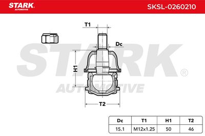Шарнири STARK SKSL-0260210
