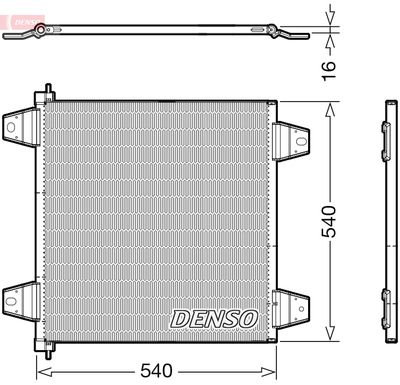 DENSO Kondensator, Klimaanlage