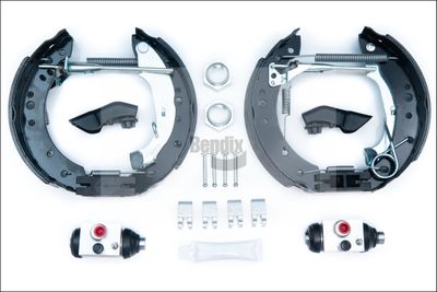 BENDIX Braking BXK2153 Ремкомплект барабанных колодок  для CITROËN C3 Pluriel (HB_) 1.4 HDi