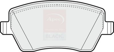 APEC Brake Pad Set, disc brake PAD1312B