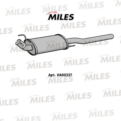 Глушитель выхлопных газов конечный MILES HA00337 для VW VENTO