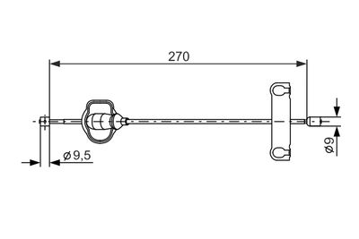 SEILZUG FESTSTELLBREMSE BOSCH 1987477631 4
