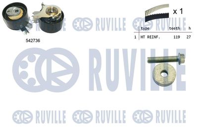 Комплект ремня ГРМ RUVILLE 550378 для NISSAN JUKE