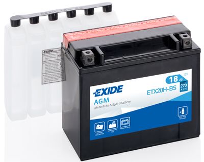 Стартерная аккумуляторная батарея EXIDE ETX20H-BS для HONDA VF