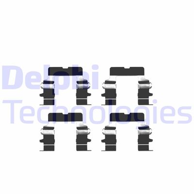 Комплектующие, колодки дискового тормоза DELPHI LX0225 для MITSUBISHI SANTAMO