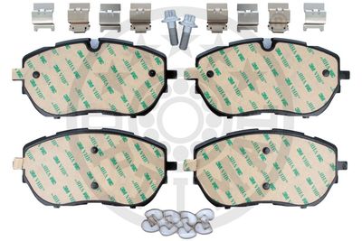 Zestaw klocków hamulcowych, hamulce tarczowe OPTIMAL BP-12856
