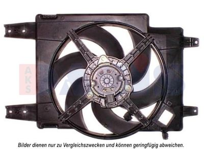 AKS DASIS 018009N Вентилятор системы охлаждения двигателя  для ALFA ROMEO 166 (Альфа-ромео 166)