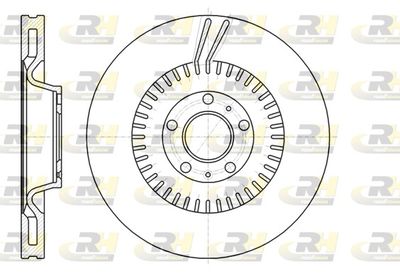 спирачен диск ROADHOUSE 61154.10