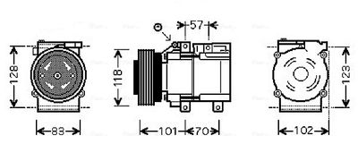 COMPRESOR CLIMATIZARE AVA QUALITY COOLING HYAK209