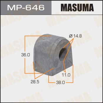 Втулка, стабилизатор MASUMA MP-646 для SUBARU LEONE