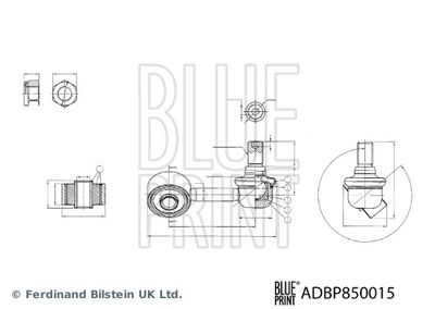 BLUE PRINT Stabilisatorstang (ADBP850015)