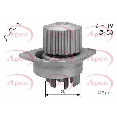 Water Pump, engine cooling APEC AWP1132