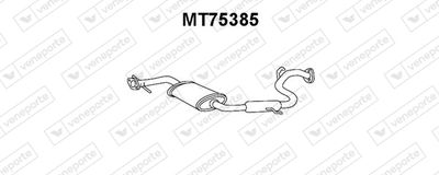 VENEPORTE MT75385 Глушитель выхлопных газов для MITSUBISHI SPACE WAGON (N3_W, N4_W)