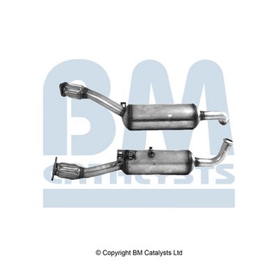 Filtr sadzy / filtr cząstek stałych, układ wydechowy BM CATALYSTS 8660006168