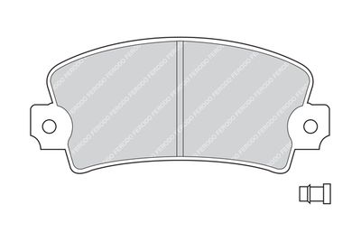 Комплект тормозных колодок, дисковый тормоз FERODO FDB361 для ABARTH RITMO