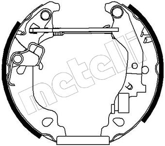Комплект тормозных колодок METELLI 51-0145 для ZASTAVA 10