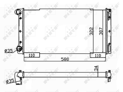 Радиатор, охлаждение двигателя WILMINK GROUP WG1722150 для FIAT PUNTO